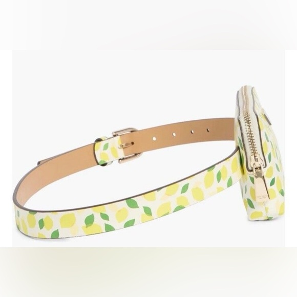 Kate Spade belt bag Lemon print S/M NWT - Picture 3 of 8